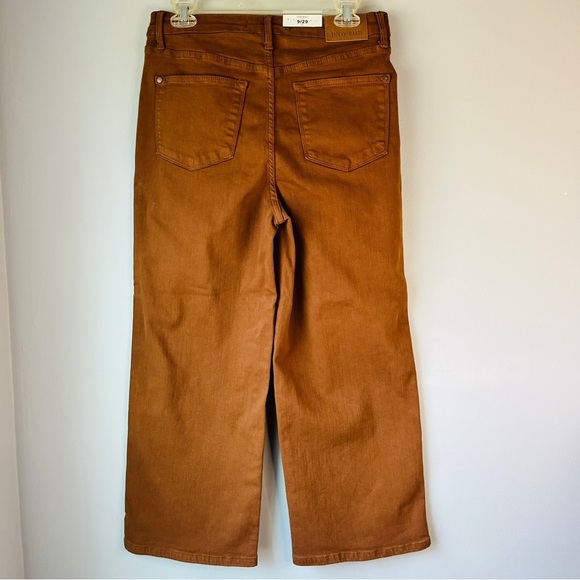 Judy Blue Dyed High Waisted Wide Crop Jeans - Picture 4 of 11